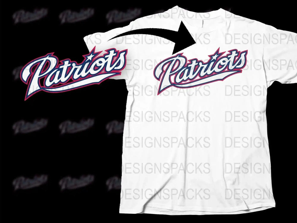 Sports Fan T-Shirt, New England Patriots-Inspired Graphic Tee, White Casual Apparel for Game Day.