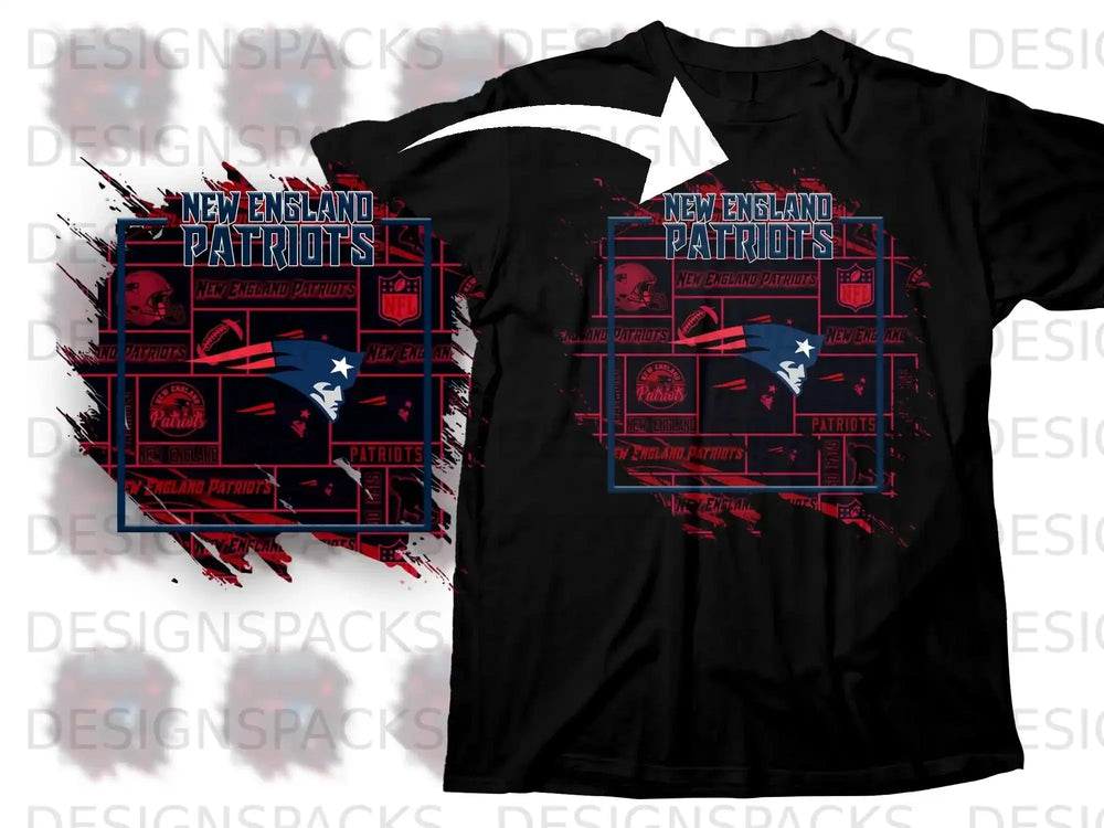 New England Patriots Football Team T-Shirt
