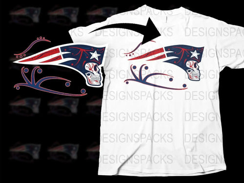 Patriotic Skull T-Shirt, American Flag Design, Red White Blue, Men's Graphic Tee, Summer Casual Wear