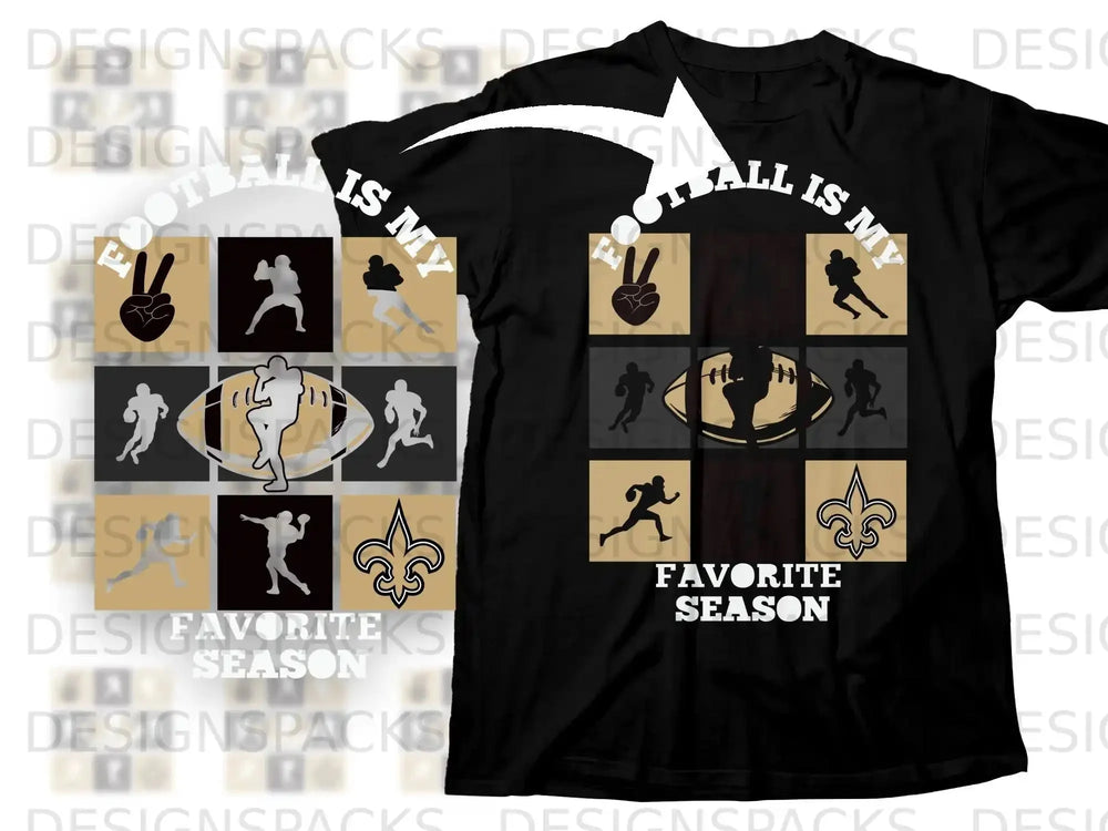 FOOTBALL IS MY FAVORITE SEASON design product type