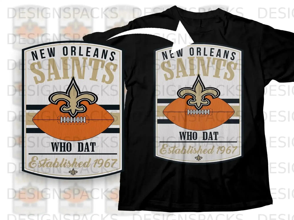 New Orleans Saints Who Dat Established 1967 T-shirt