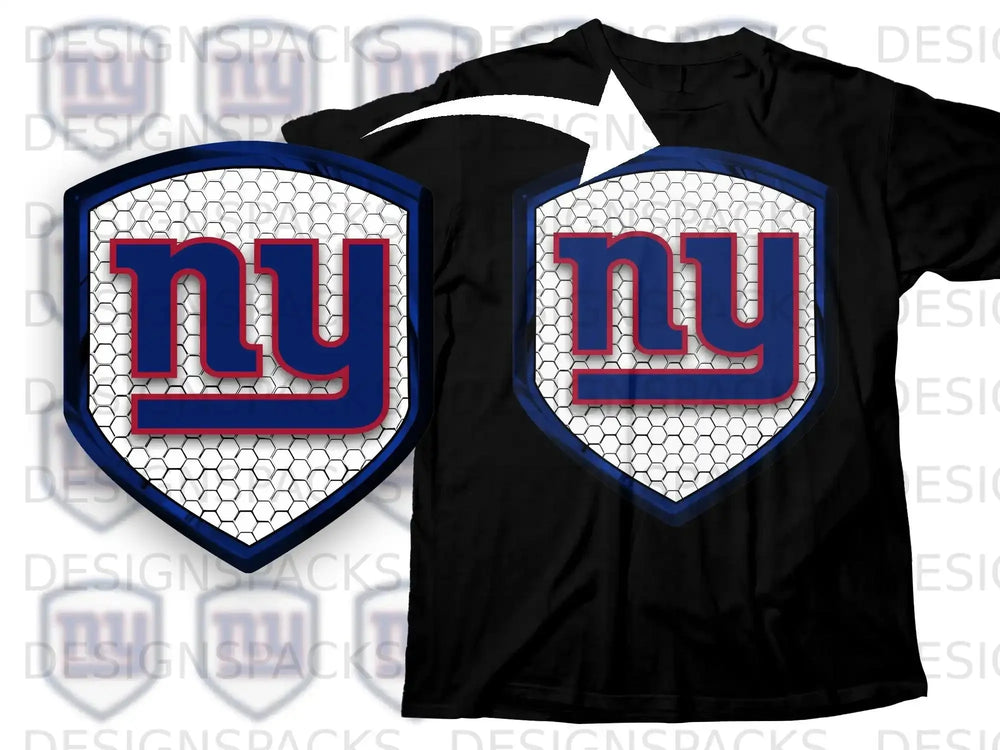 New York Giants Shield Logo Men's T-Shirt