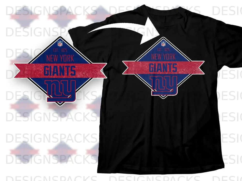 New York Giants NFL Football Team Fan Apparel Shirt