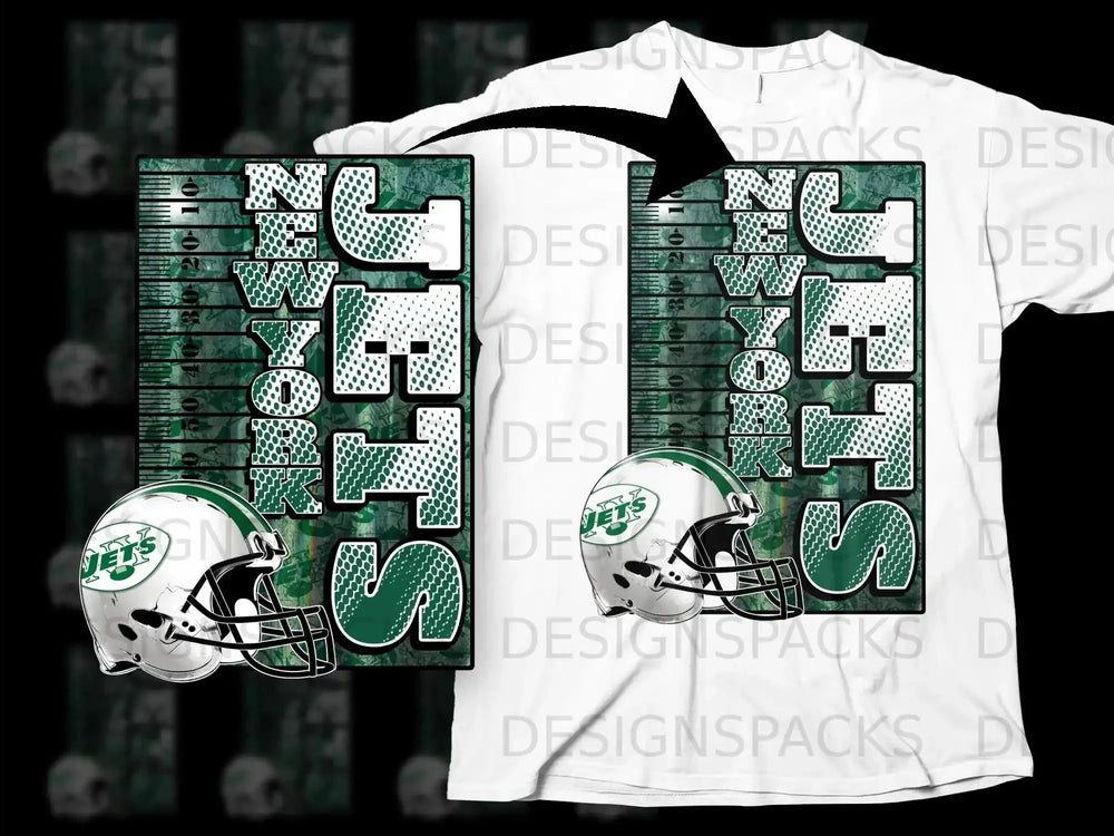 New York Jets Football Team Fan Supporter T-shirt