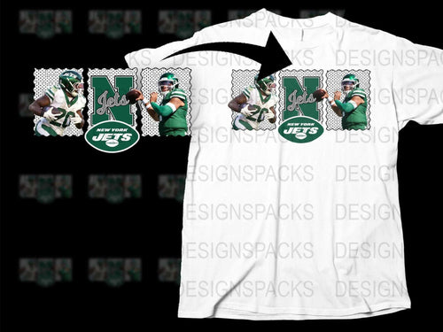 New York Jets Inspired T-Shirt, Football Fan Graphic Tee, Sports Team Apparel, Athletic Casual Wear