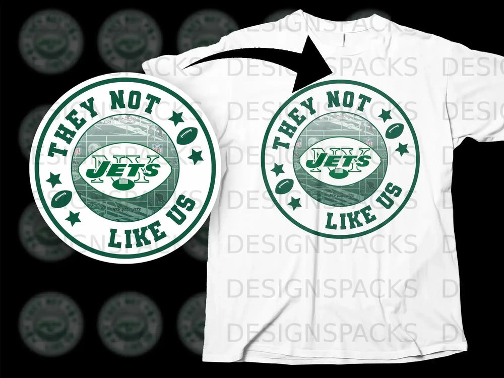 They Not Like Us Jets T-shirt for The True Fan