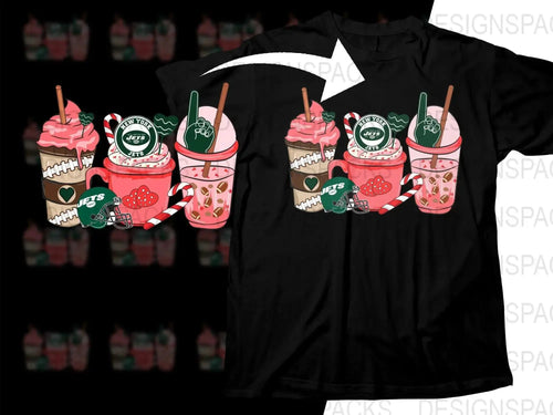 New York Jets Valentine's Day Themed Png Digital Download