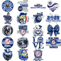 Load image into Gallery viewer, 58 New York Yankees Baseball Designs Bundle PNG
