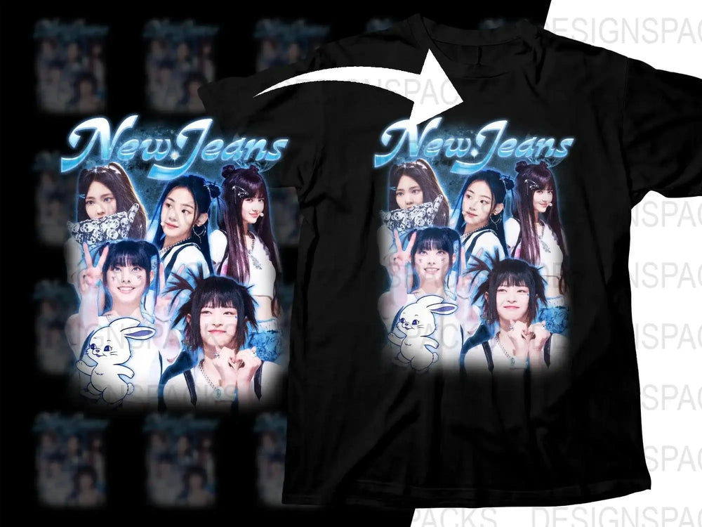 NewJeans Kpop Music Group Music Design Png Digital Download