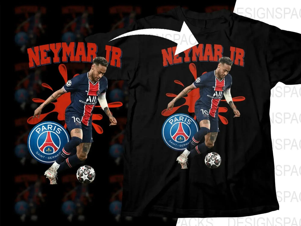 Neymar JR Paris Saint Germain Soccer Soccer Png Digital Download