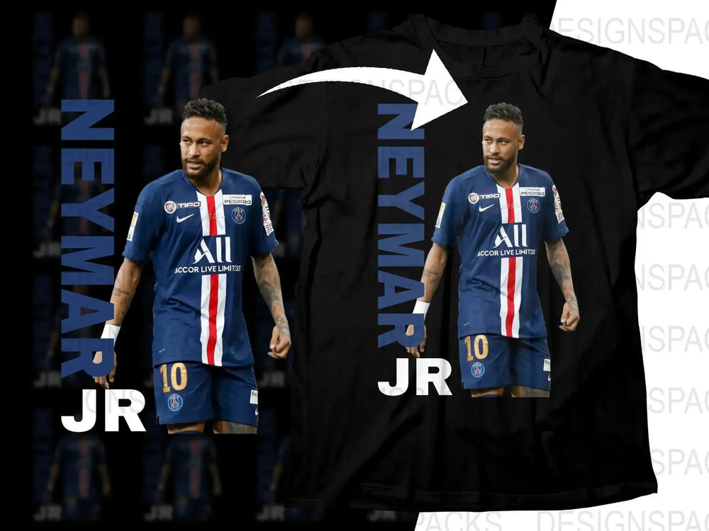 Neymar Soccer Icon Paris Design Soccer Png Digital Download