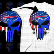 NFL Team Football Punisher Skull Logo Png Digital Download