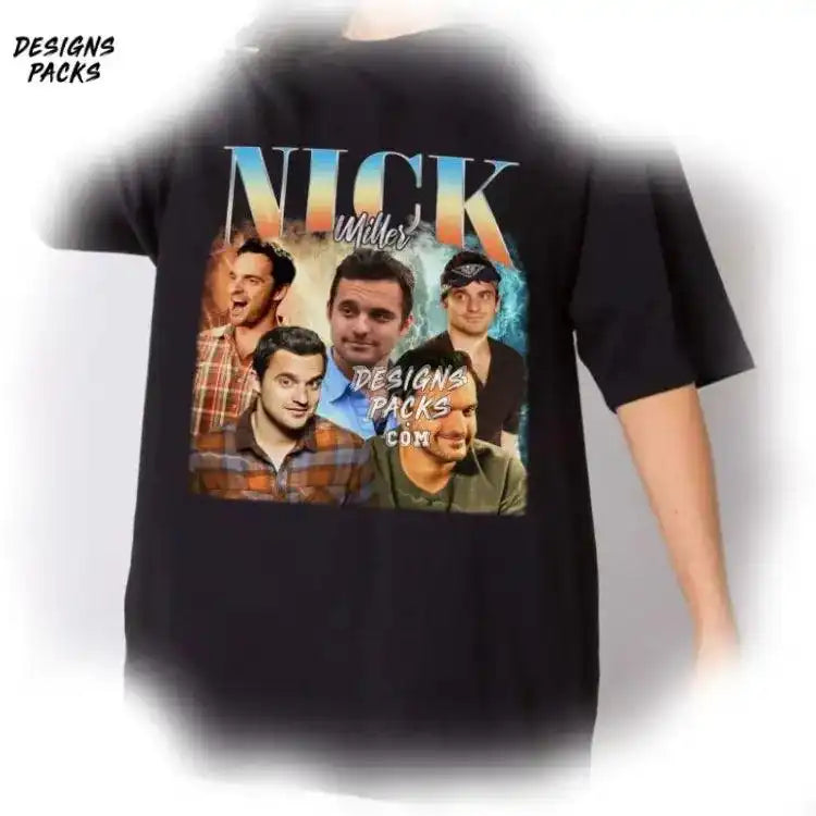 Nick Miller Vintage New Girl Sublimation Png Design