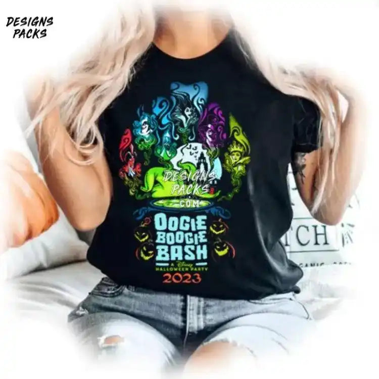Nightmare Before Christmas Halloween Oogie Boogie And Villains Bash Png Design