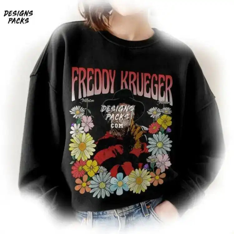 Nightmare Halloween Friday The 13Th Horror Movie Retro Freddy Krueger Png Design