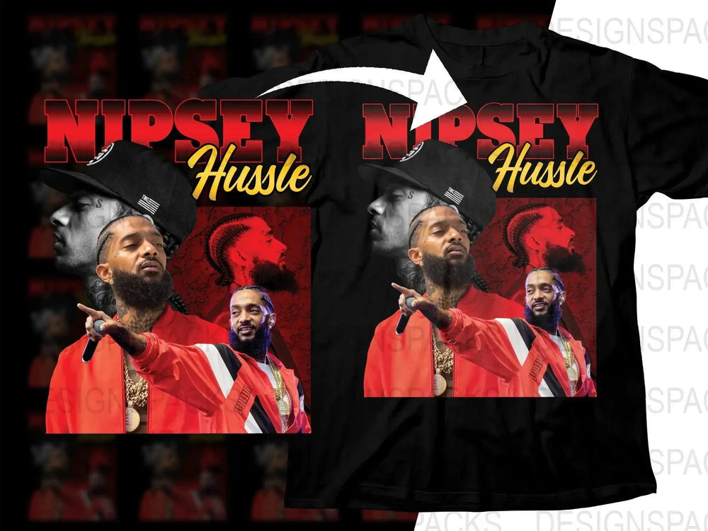 Nipsey Hussle Tribute Art Cool Graphic Design Png Digital Download