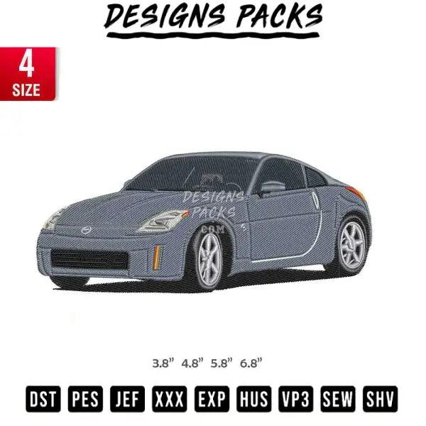 Nissan 350Z Embroidery Design 