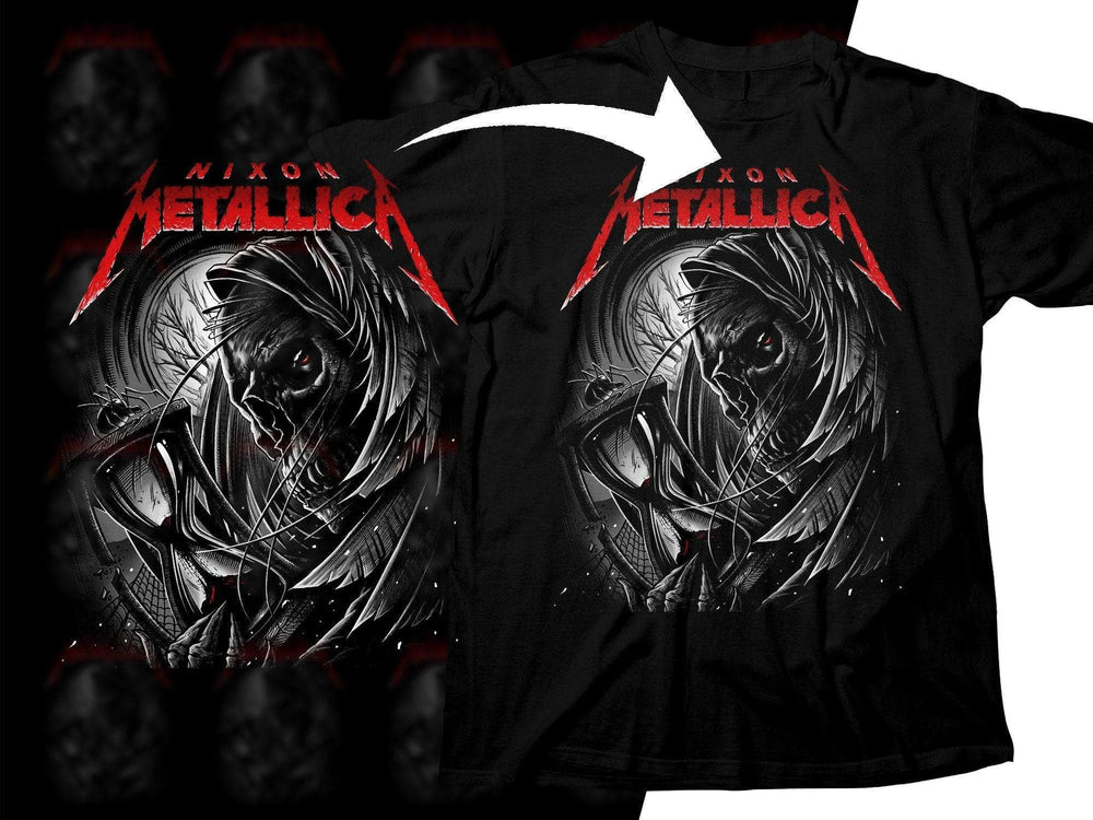 Nixon Metallica Explosive Rock Png Halftone Digital Download