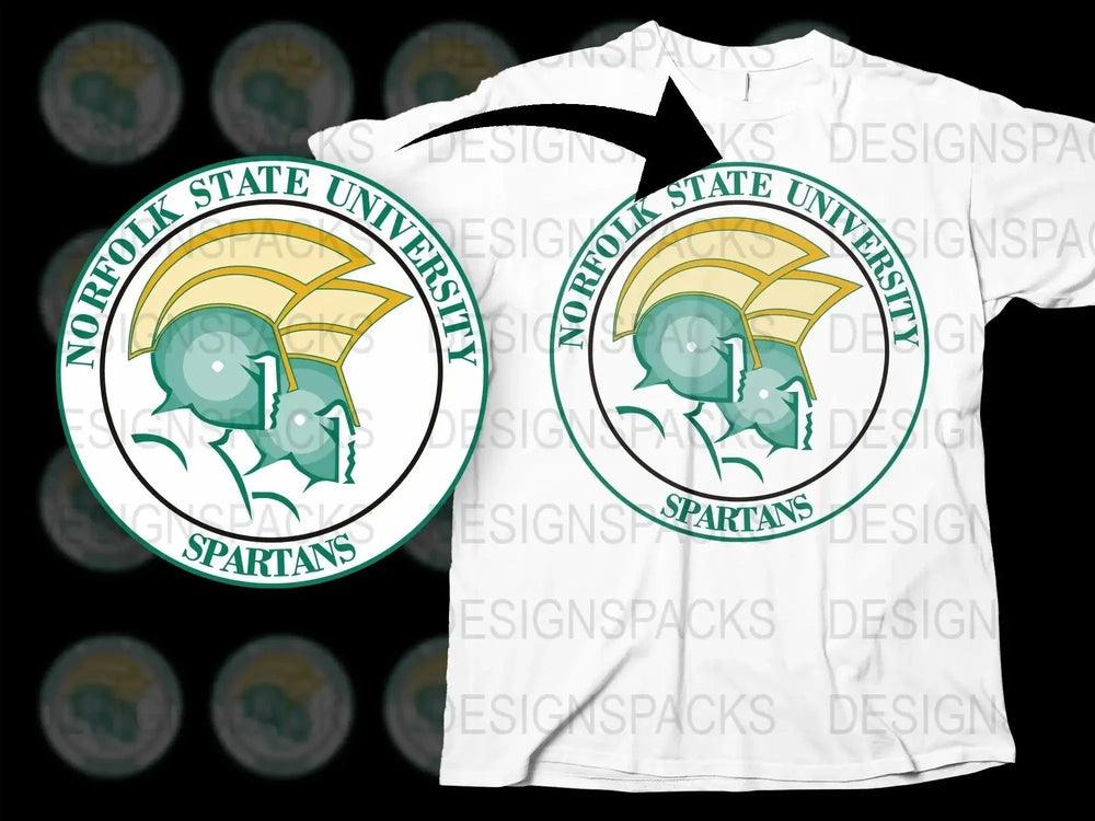 Norfolk State Spartans College Football Png Digital Download