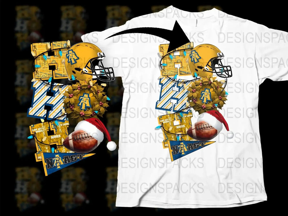 High School Football T-Shirt, Custom Team Graphics, Sports Fan Gift, Athletic Wear, Unique Design, Personalized Apparel