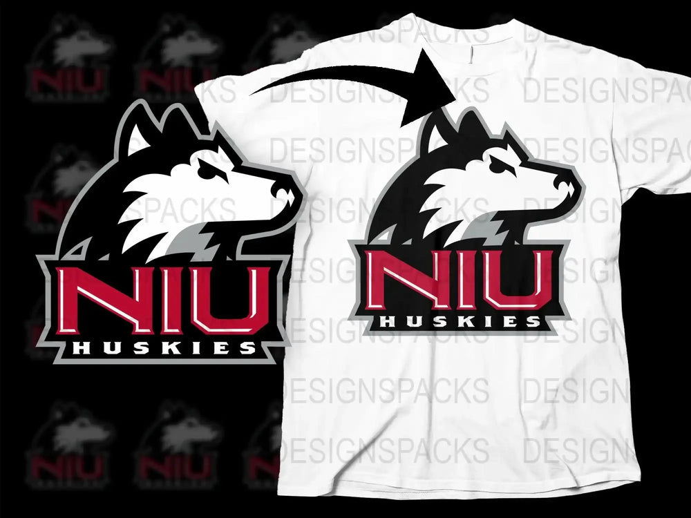 Northern Illinois Huskies College Football Png Digital Download