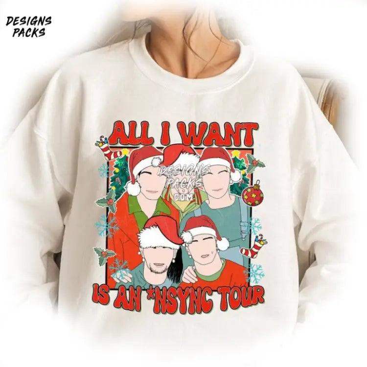 Nsync Christmas Boy Bad All I Want For Png Design