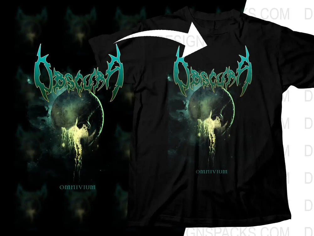 Obscura Omnivium Album Art Rock Png Halftone Digital Download