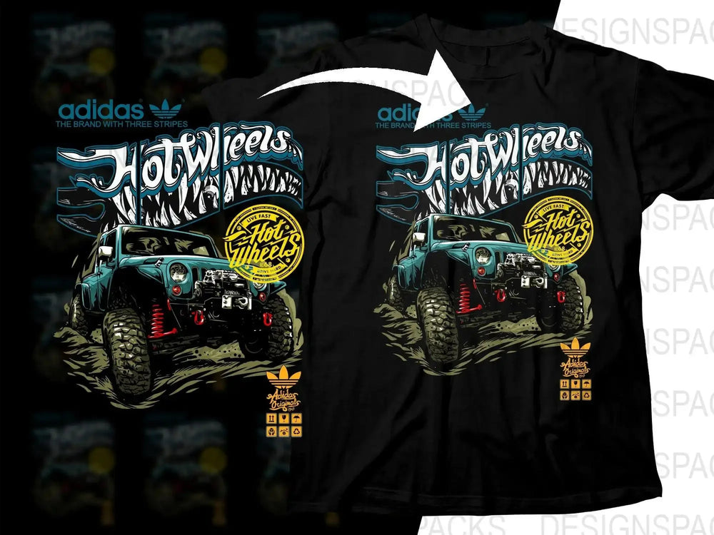 Off-Road Adventure Hot Wheels Png Digital Download