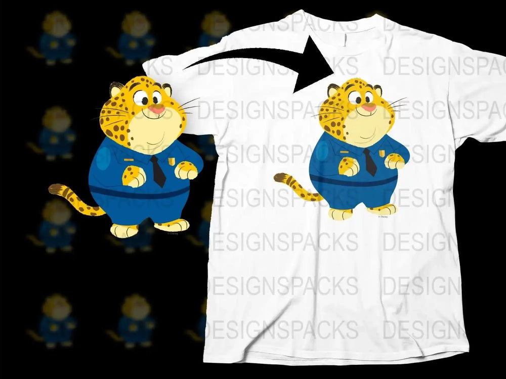 Cute Cartoon Tiger T-Shirt, Funny Animal Graphic Tee, Kids and Adults Casual Wear