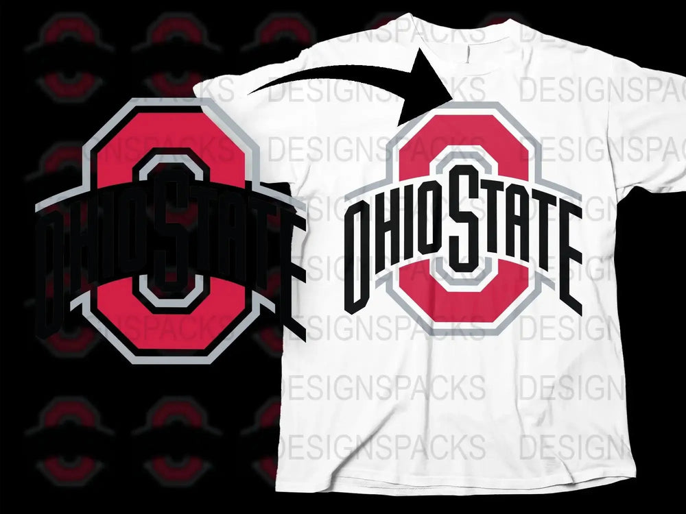 Ohio State Buckeyes College Football Png Digital Download