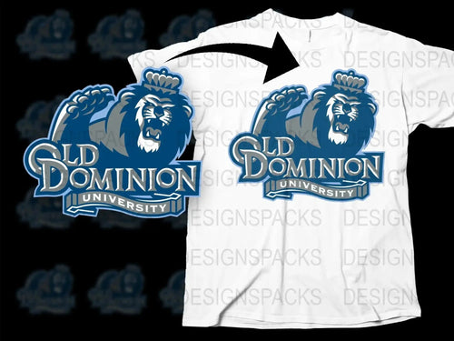 Old Dominion Monarchs College Football Png Digital Download