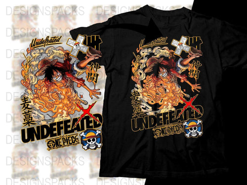 One Piece Luffy Brand Graphic Anime Png Digital Download