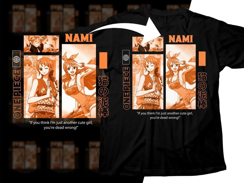 One Piece Nami Anime Png Digital Download
