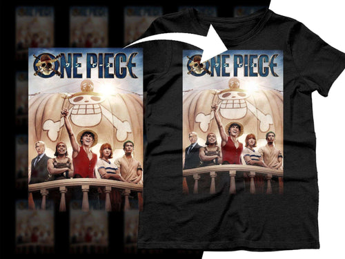 One Piece Pirate Crew Anime Halftone Png Digital Download