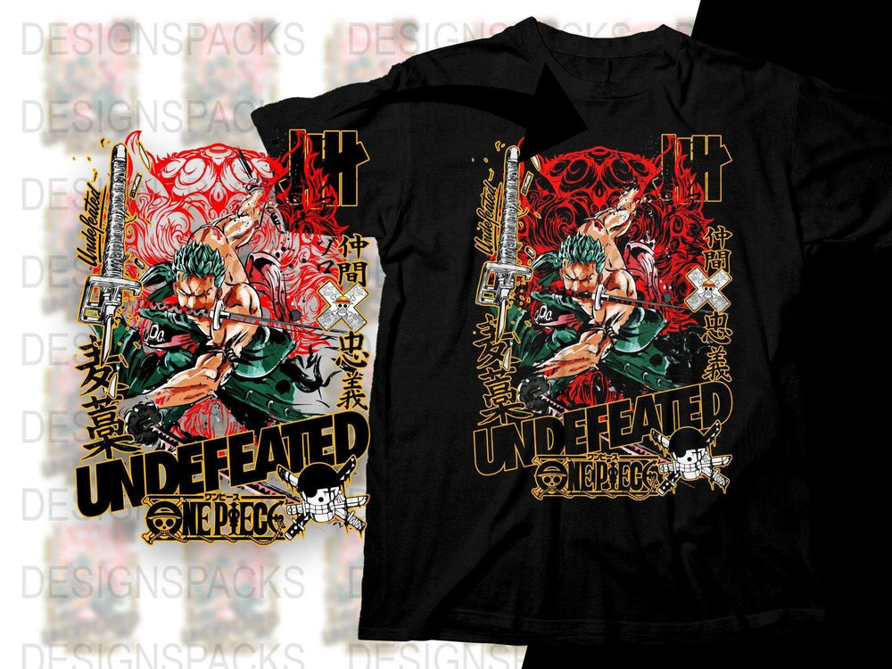 One Piece Roronoa Zoro Brand Graphic Png Digital Download