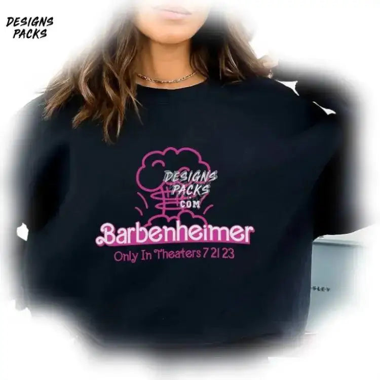Oppenheimer Movie Birthday Girl Doll Barbenheimer Png Design