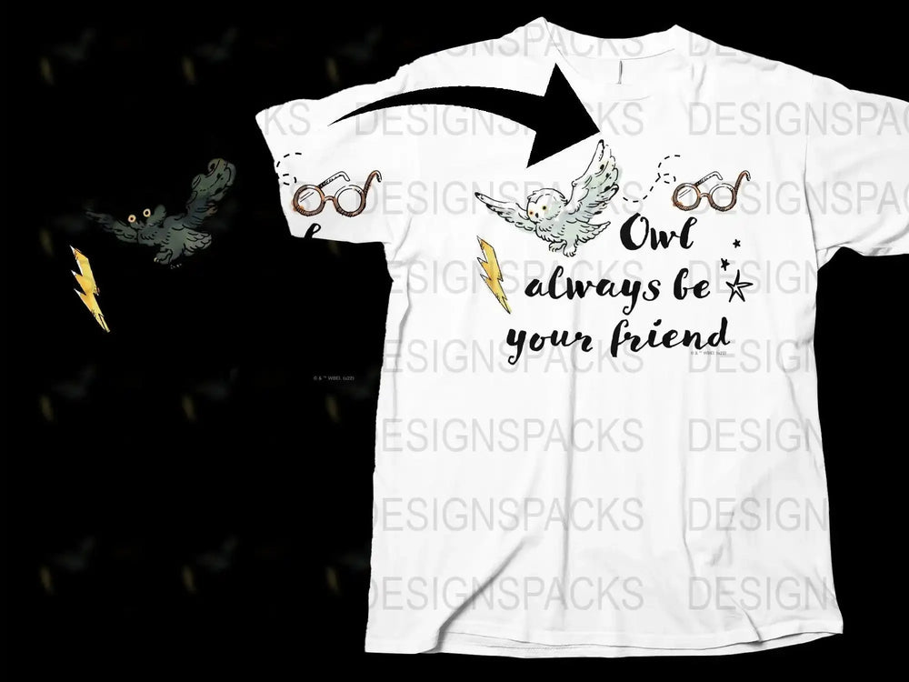 Owl Always Be Your Friend Valentine's Png Digital Download