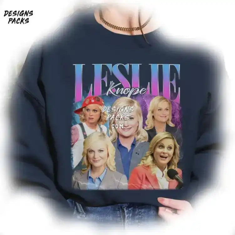 Parks And Recreation Homage Tv Leslie Knope Vintage Graphic Png Design