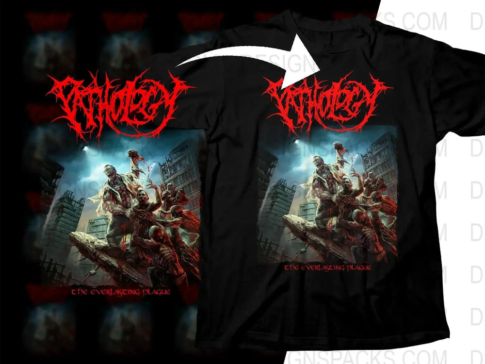 Pathology The Everlasting Plague Artwork Rock Png Halftone Digital Download