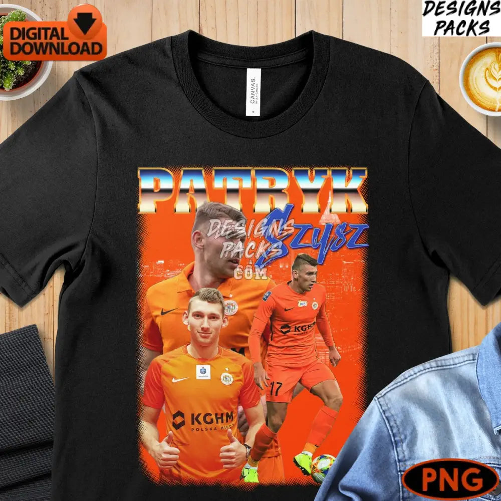 Patrik Szymanski Soccer Player Digital Polish Football Star Instant Download Png