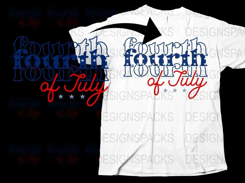 Fourth of July T-Shirt, Patriotic Graphic Tee, American Flag Colors, Unisex Summer Apparel
