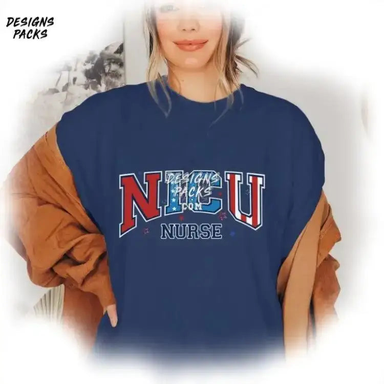 Patriotic Neonatal Icu Nurse Fourth Of July Hospital Party 4Th Of Nicu Png Design
