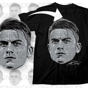 Realistic Monochrome Face Design T-shirt for Fans