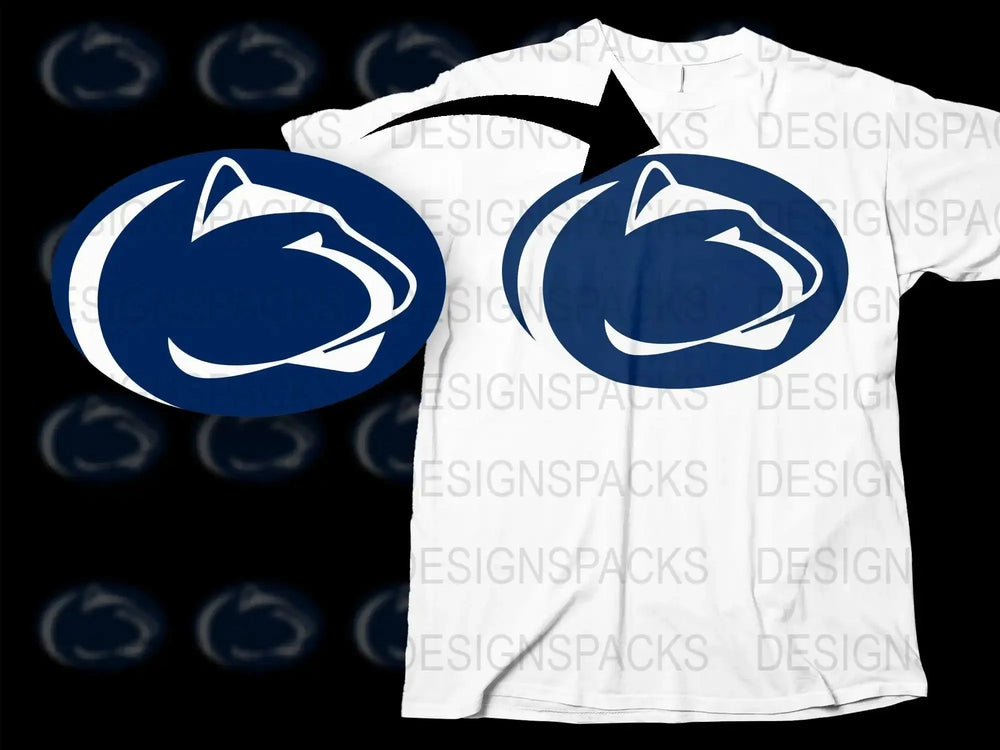 Penn State Nittany Lions College Football Png Digital Download