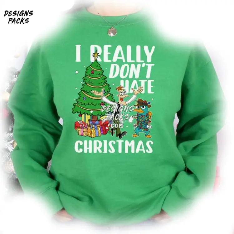 Perry The Platypus Christmas Family Phineas And Ferb Png Design