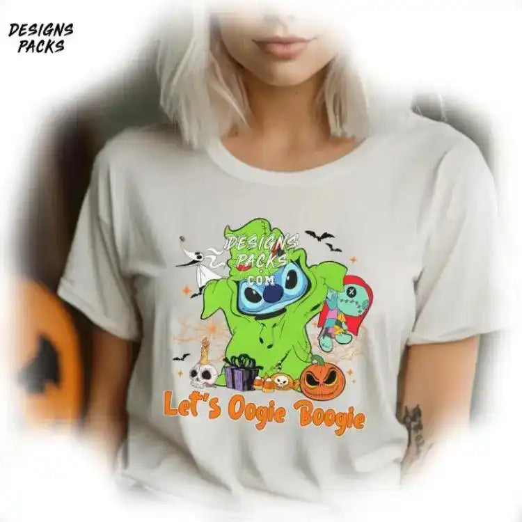Personalized Mickey Ears The Nightmare Before Christmas Cartoon Land Halloween Let’s Oogie Boogie
