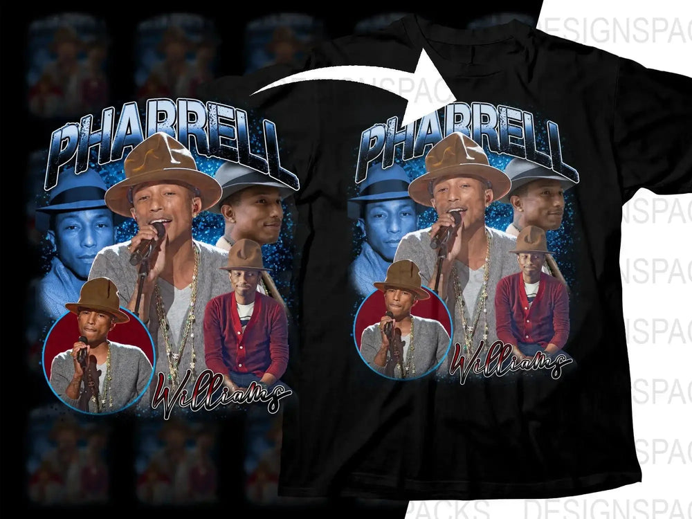 Pharrell Williams Bootleg Music Bootleg Graphic Png Digital Download