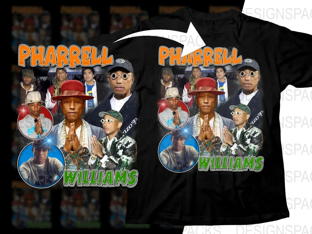 Pharrell Williams Bootleg Music Bootleg Png Digital Download