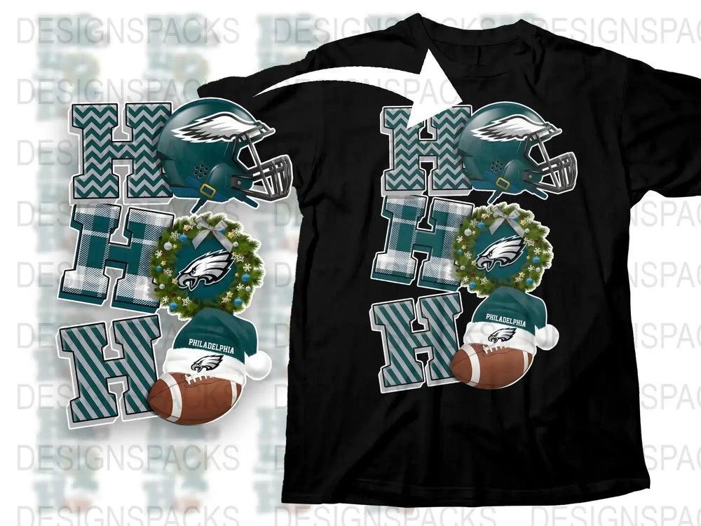Philadelphia Football Team Themed T-Shirt, Home Letters Graphic Tee, Fan Apparel