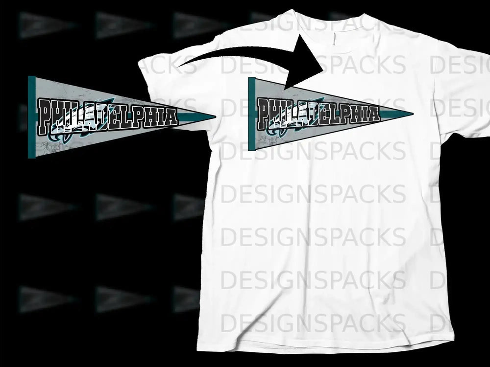 Philadelphia Pennant Graphic T-Shirt Apparel